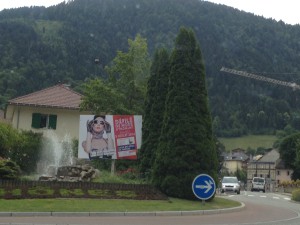 Panneau defile